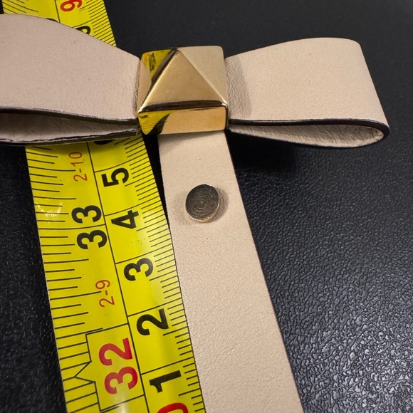 Kate Spade Ribbon Bow Buckle Belt with Gold Accent Size Small - Picture 6 of 6